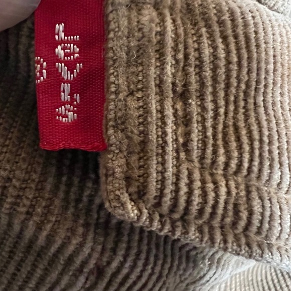 Levi's 70520 Corduroy Sherpa Trucker Jacket Retro Workwear Western Brown Size M - Picture 11 of 13